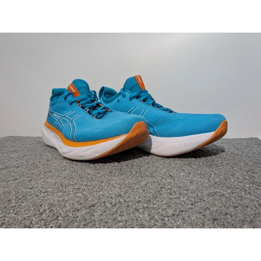Asics Gel Nimbus 25 Running Shoes Mens Size 12 Blue